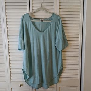 Old Navy Dolan Soft T-Shirt XXL Light Aqua